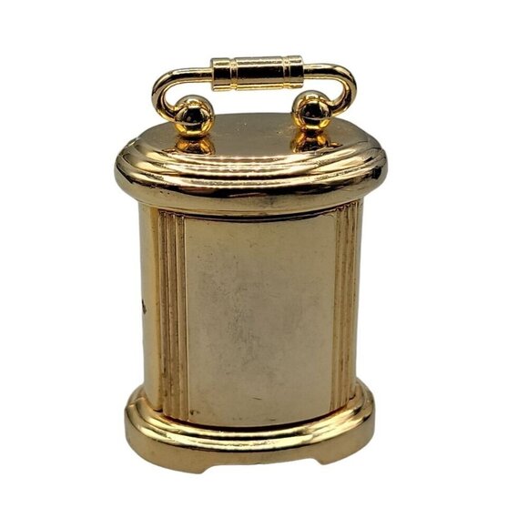 Rumours Mini Desk Quartz Clock Gold Tone Cute Gift Watch Lovers New Battery Runs - Picture 3 of 10